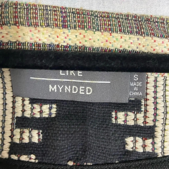 Like Mynded Aztec Open Front  Blazer Jacket Size S - Picture 8 of 14